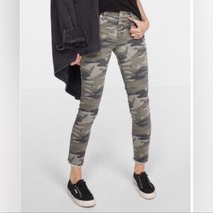 Express Camo Mid rise ankle legging-6R
